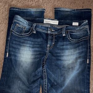 BKE Women's Indigo Straight Leg Jeans